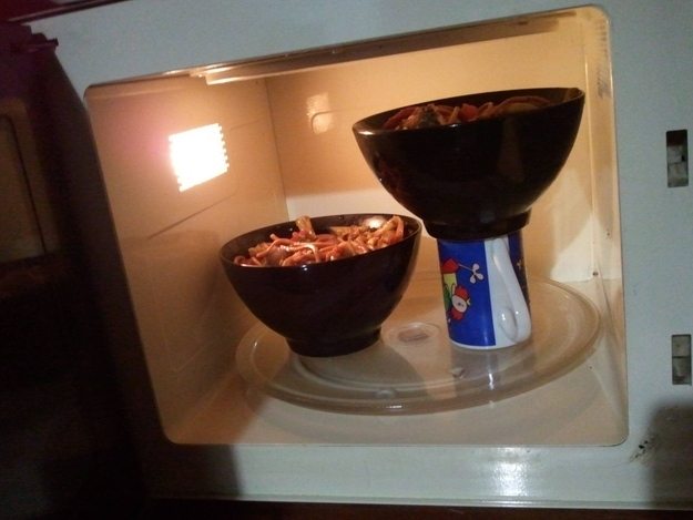 microwave hack for student in accommodation halls
