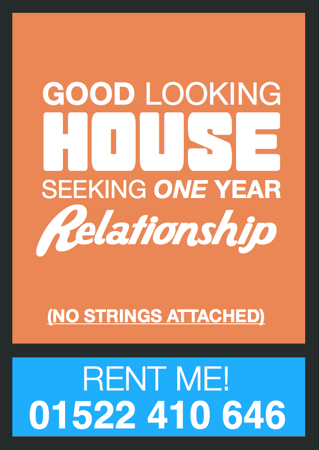 Student Accommodation - To Let Board (Good Looking Student House)