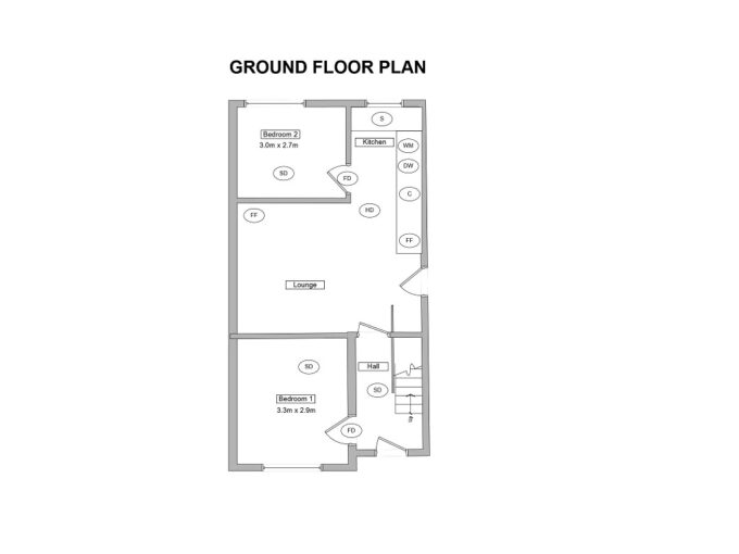 70BR13_GroundFloorPlan