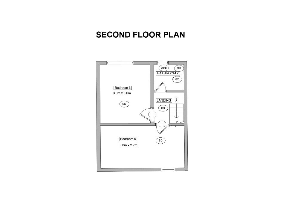 70BR15_SecondFloorPlan