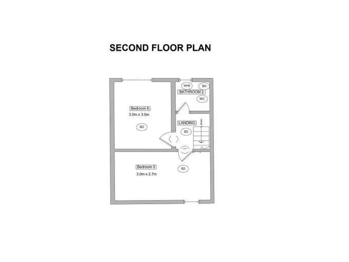 70BR15_SecondFloorPlan